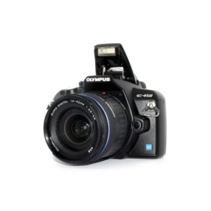 Olympus E-450 DSLR Camera with 14–42mm Lens